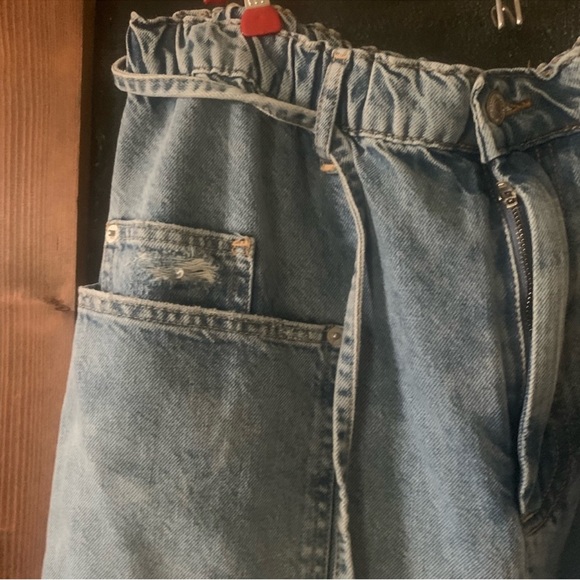 We the free free people outlaw wide leg Jean size XL euc crvy - Picture 7 of 8
